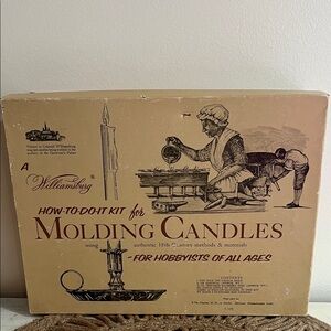 Williamsburg Candle Making Kit Beeswax Candles Colonial Days Homeschool Craft